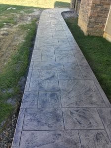 walkway with curve